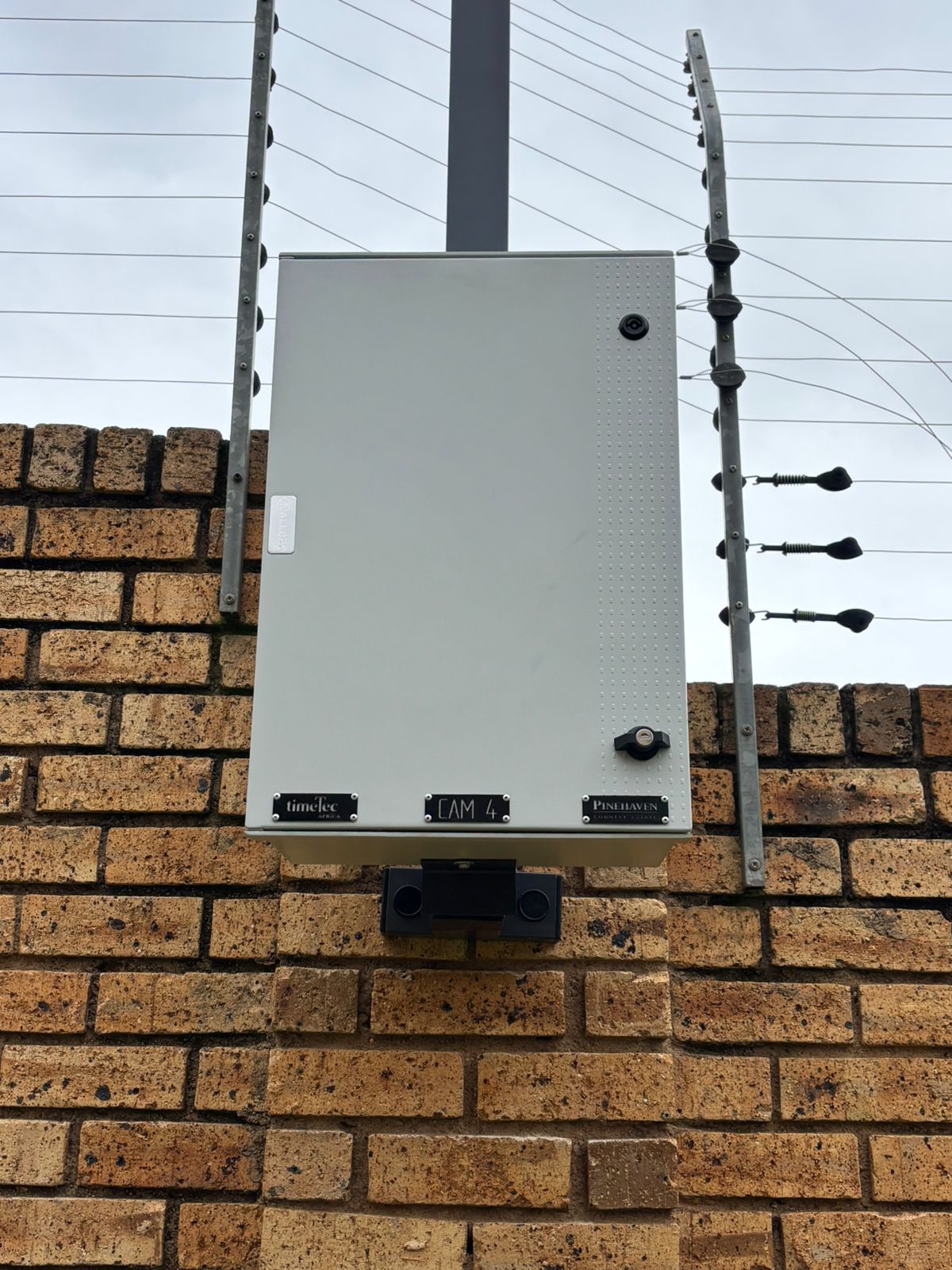 Weatherproof outdoor enclosure for CCTV and network equipment
